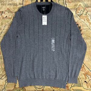 Alfani Men's Double-Knit Sweater Charcoal Heather, M NWT exercise